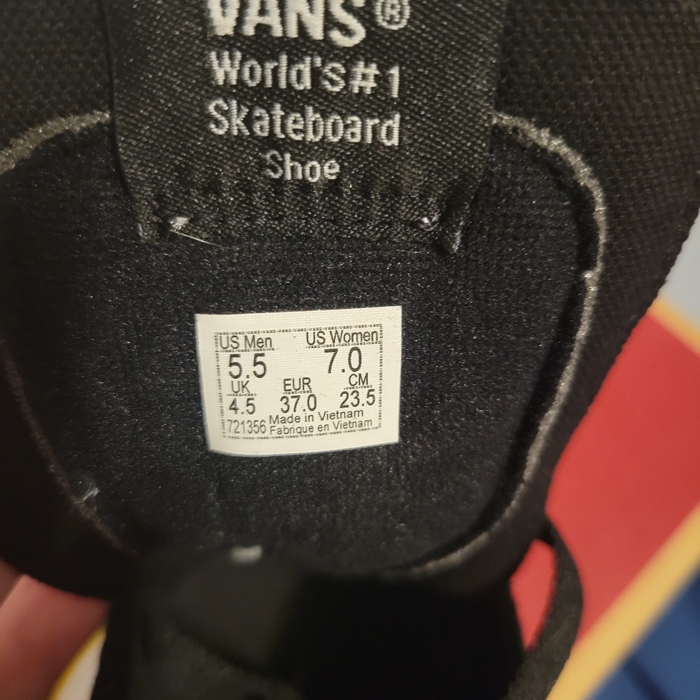 Vans Sk8-Hi Reissue - (Refract)Blk/Tr Wht/Multi - Picture 5 of 5